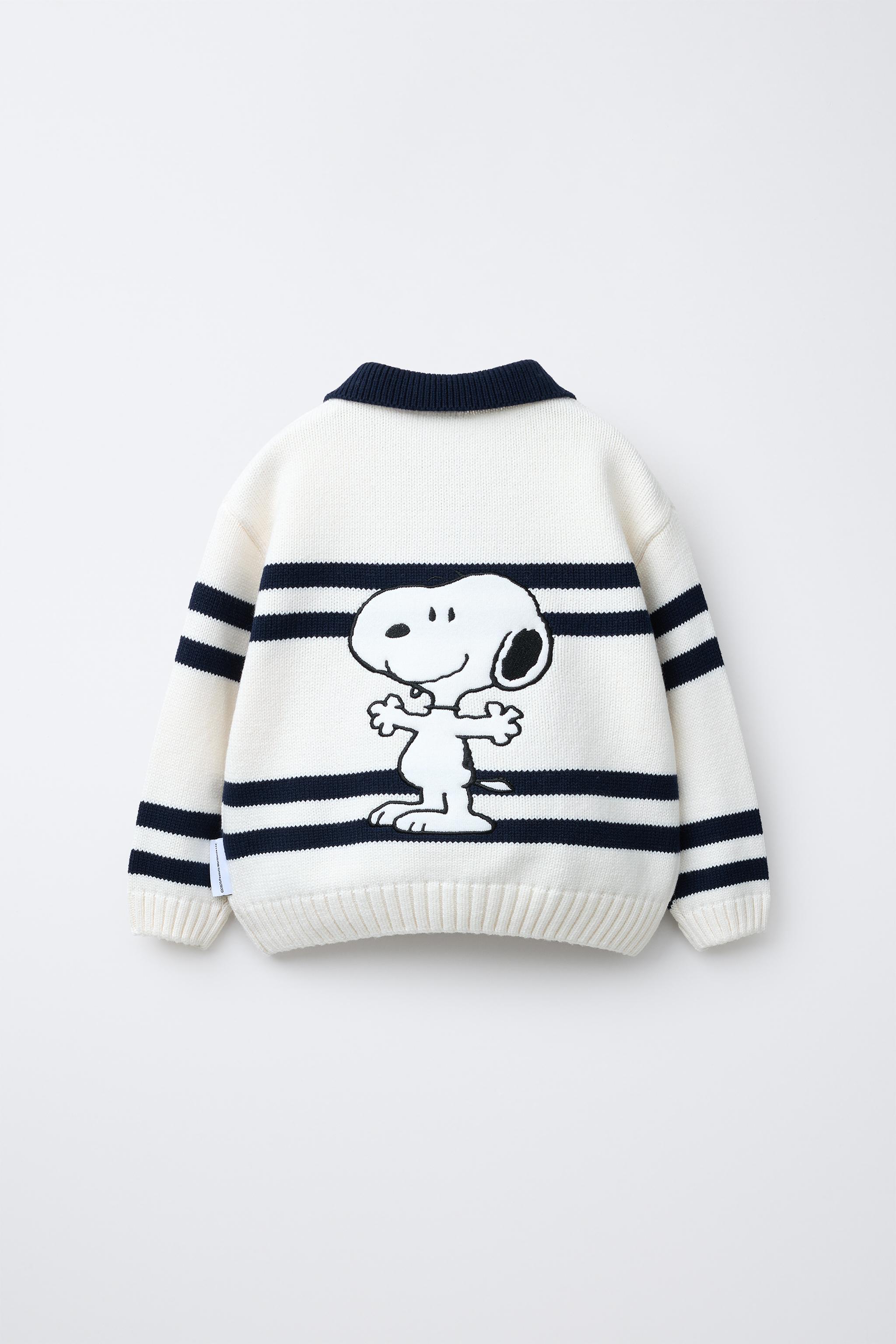 POLO EN MAILLE À RAYURES SNOOPY PEANUTS™